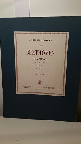 Imagen del vendedor de Beethoven Symphony No. 5 in C minor Op. 67 Piano Solo. Augener Edition Nr. 8036E. a la venta por Kepler-Buchversand Huong Bach