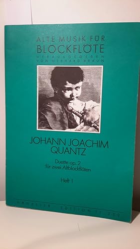 Alte Musik für Blockflöte. Johann Joachim Quantz (1697-1773) Duette op. 2 für zwei Altblockflöten...