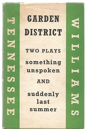 Garden District - two Plays - Something Unspoken & Suddenly Last Summer