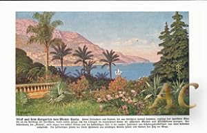Monaco Monte Carlo Europa Cote d Azur 1917 Original Druck