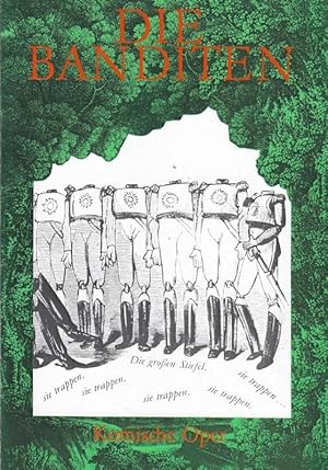 Bild des Verkufers fr Die Banditen. Spielzeit 1989 / 1990. Inszenierung Kupfer, Harry. Dramaturgie Schmidt, Eberhard. Musikalische Leitung Haell, Roberto / Kamptz, Christoph Albrecht von. Bhne : Immermann, Reinhart. Kostme Kleiber, Eleonore. Darsteller Kurth, Gnter / Koch, Marion / Oertel, Christiane / Haseleu, Werner / Wollrad, Rolf / Grabowski, Bernd / Gramenz, Burkhard / Baer, Frank / Czerny, Ingrid / Dollfus, Barbara / Noack, Christa u.a. zum Verkauf von Antiquariat Carl Wegner