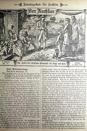 Der Nachbar. Sonntagsbote für Sachsen. 41. Jahrgang 1889