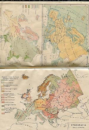 TESTO ATLANTE SCOLASTICO GEOGRAFIA MODERNA, compendio del fascicolo primo, Bergamo, Istituto ital...