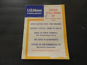 US News World Report Dec 8 1969 Crime; Inflation; School Chaos