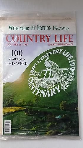 Country Life Centenary Special January 16 1997 with 1st Edition Facsimile