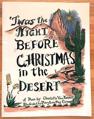 Bild des Verkufers fr Twas the Night Before Christmas in the Desert zum Verkauf von Hollow n Hill Books