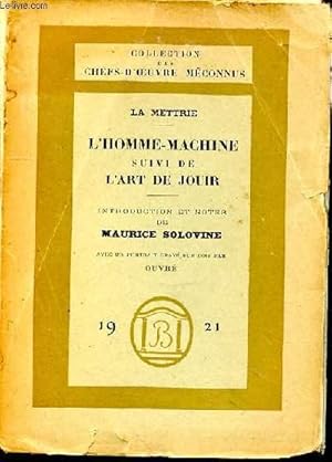 Bild des Verkufers fr L'HOMME MACHINE zum Verkauf von Le-Livre