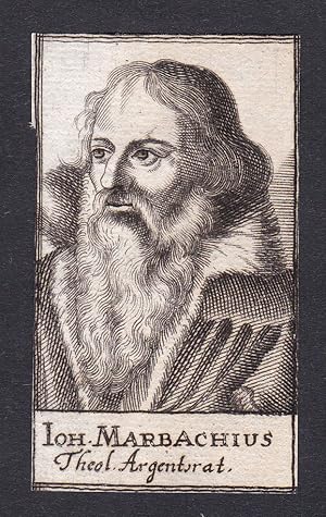 Seller image for Ioh. Marbachius" / Johannes Marbach / theologian Theologe Straburg France for sale by Antiquariat Steffen Vlkel GmbH