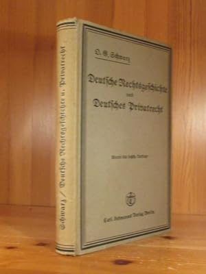 Seller image for Deutsche Rechtsgeschichte. Deutsches Privatrecht. for sale by Das Konversations-Lexikon
