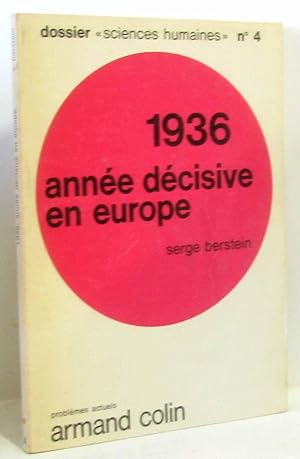 1936 année décisive en Europe