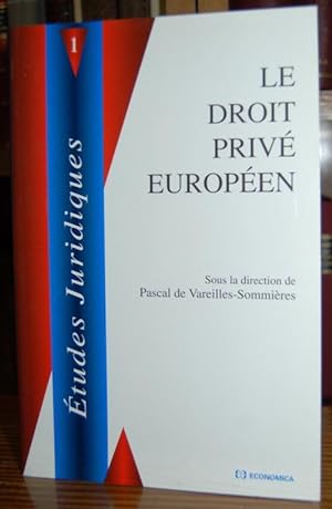 Seller image for LE DROIT PRIVE EUROPEEN for sale by Fbula Libros (Librera Jimnez-Bravo)