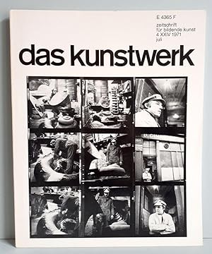 Seller image for Das Kunstwerk - Zeitschrift fr bildende Kunst - 4 XXIV 1971 Juli - Michael Sandle, Panamarenko etc. for sale by Verlag IL Kunst, Literatur & Antiquariat