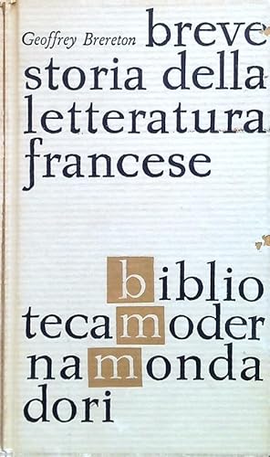 Bild des Verkufers fr Breve storia della letteratura francese zum Verkauf von Librodifaccia