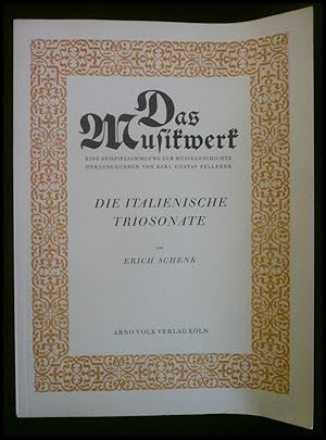 Bild des Verkufers fr Das Musikwerk Heft 7: Die italienische Triosonate zum Verkauf von ANTIQUARIAT Franke BRUDDENBOOKS