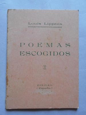 Image du vendeur pour Poemas Escogidas. mis en vente par Carmichael Alonso Libros