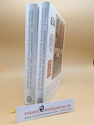 Geschichte der Buchillustration in Deutschland. Das 15. Jahrhundert. Textband und Bildband.