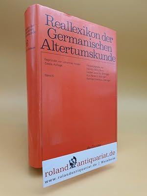 Imagen del vendedor de Reallexikon der Germanischen Altertumskunde, Band 6: Donar - Einbaum. a la venta por Roland Antiquariat UG haftungsbeschrnkt