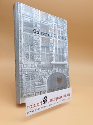 Seller image for Der Verlag Walter de Gruyter 1749 - 1999. for sale by Roland Antiquariat UG haftungsbeschrnkt