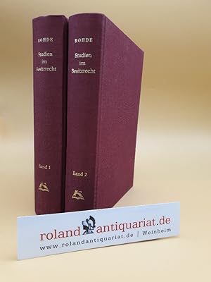 Image du vendeur pour Studien im Besitzrecht. mis en vente par Roland Antiquariat UG haftungsbeschrnkt