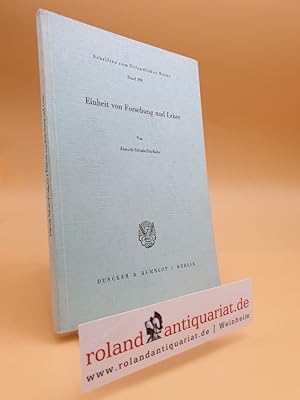 Seller image for Einheit von Forschung und Lehre. for sale by Roland Antiquariat UG haftungsbeschrnkt