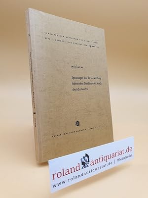 Seller image for Spannungen bei der Anwendung italienischen Familienrechts durch deutsche Gerichte. for sale by Roland Antiquariat UG haftungsbeschrnkt