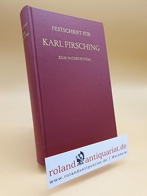 Bild des Verkäufers für Festschrift für Karl Firsching zum 70.Geburtstag. zum Verkauf von Roland Antiquariat UG haftungsbeschränkt