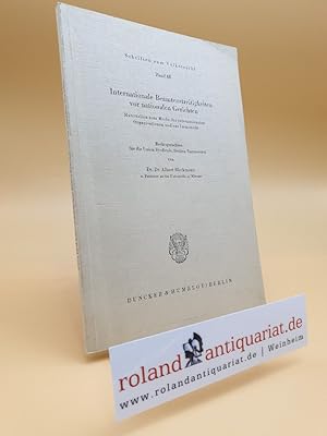 Bild des Verkufers fr Internationale Beamtenstreitigkeiten vor nationalen Gerichten. Materialien zum Recht der internationalen Organisationen und zur Immunitt. Rechtsgutachten fr die Union Syndicale, Section Eurocontrol. zum Verkauf von Roland Antiquariat UG haftungsbeschrnkt