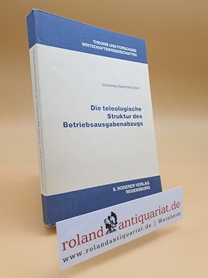 Immagine del venditore per Die teleologische Struktur des Betriebsausgabenabzugs. venduto da Roland Antiquariat UG haftungsbeschrnkt