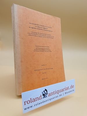 Bild des Verkufers fr Das mitwirkende Verschulden des Verletzten (contributory negligence) im englischen und irischen Schadensersatzrecht. Grundzge der Entwicklung des Rechts vom mitwirkenden Verschulden im common law und seiner Reform in England und der Republik Irland. zum Verkauf von Roland Antiquariat UG haftungsbeschrnkt