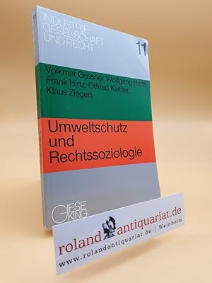 Image du vendeur pour Umweltschutz und Rechtssoziologie. mis en vente par Roland Antiquariat UG haftungsbeschrnkt