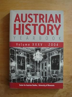 Seller image for Austrian History Yearbook - Volume XXXV 2004 for sale by Antiquariat Birgit Gerl