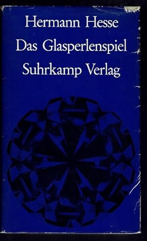 Bild des Verkufers fr Das Glasperlenspiel. Versuch einer Lebensbeschreibung des Magister Ludi Josef Knecht samt Knechts hinterlassenen Schriften herausgegeben von Hermann Hesse zum Verkauf von Antiquariat Stange