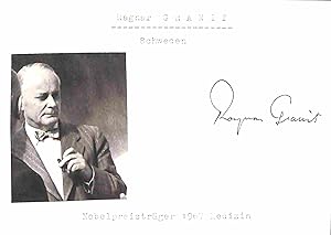 Image du vendeur pour Karte mit eigenh. U. und montierter Portrtfotografie. mis en vente par Eberhard Kstler Autographen&Bcher oHG