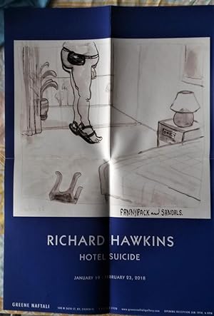 Hotel Suicide (exhibition announcement/poster for Richard Hawkins)