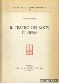 Immagine del venditore per Il teatro dei rozzi di Siena venduto da Klondyke
