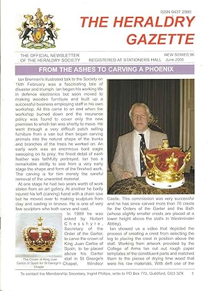 The Heraldry Gazette. The Official Newsletter of the Heraldry Society. New Series 96. June 2005