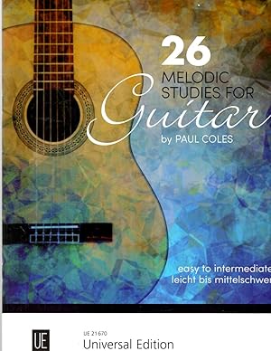 Seller image for 26 Melodic Studies for Guitar for sale by Book Booth