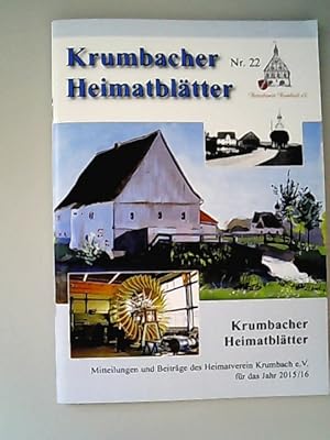 Krumbacher Heimatblätter. Nr. 22.