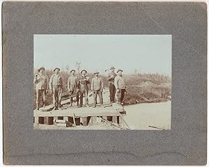 Occupational cabinet card photographs of Wisconsin lumbermen