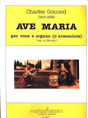 Bild des Verkufers fr Ave Maria per voce e organo (o armoniun) P. 140 zum Verkauf von Librodifaccia