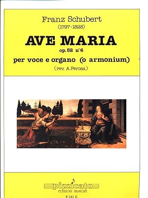 Bild des Verkufers fr Ave Maria Op. 52 N. 6 per voce e organo (o armonium) P. 141 zum Verkauf von Librodifaccia