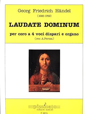 Bild des Verkufers fr Laudate Dominum per coro a 4 voci dispari e organo P. 169 zum Verkauf von Librodifaccia