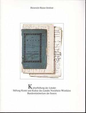 Bild des Verkufers fr Die Sammlung Gottschalk und weitere Heine-Archivalien (= Patrimonia, Heft 54) zum Verkauf von Graphem. Kunst- und Buchantiquariat