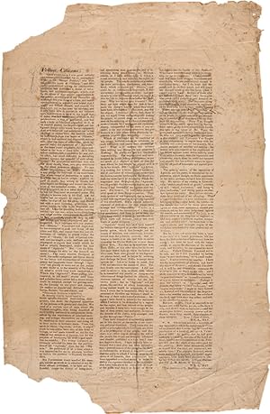 Seller image for THREE RARE ILLINOIS BROADSIDES REGARDING THE BITTERLY-CONTESTED 1834 CONGRESSIONAL ELECTION BETWEEN WILLIAM L. MAY AND BENJAMIN MILLS] for sale by William Reese Company - Americana