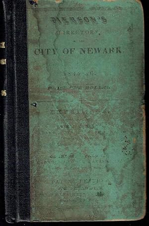 Immagine del venditore per Pierson's Directory of the City of Newark for 1845-46 venduto da Hyde Brothers, Booksellers