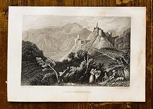 Seller image for Stahlstich-Ansicht von Hinchliff nach Mayer. Sigmundskron. for sale by Antiquariat Thomas Rezek