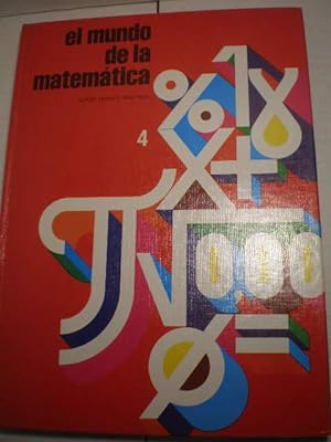 Imagen del vendedor de El mundo de la matemtica. Curso terico prctico ( 4 Vols) a la venta por Librera Antonio Azorn
