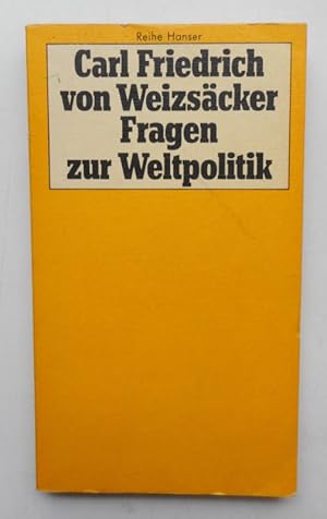 Imagen del vendedor de Fragen zur Weltpolitik. a la venta por Der Buchfreund