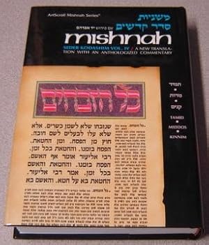 Immagine del venditore per The Mishnah, Seder Kodashim, Vol. IV (4, Four) Tamid, Middos, Kinnim (ArtScroll Mishnah Series) venduto da Books of Paradise