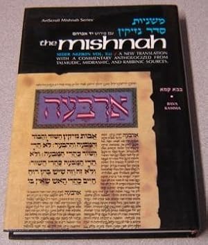 Immagine del venditore per The Mishnah, Seder Nezikin, Vol. Ia (1, One) Bava Kamma (ArtScroll Mishnah Series) venduto da Books of Paradise